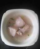 Canh sườn non khoai sọ cho bé