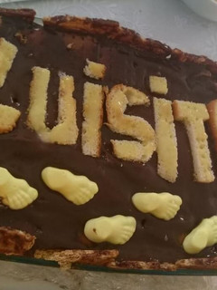 Una foto de Tarta de galleta casera en porciones personalizadas