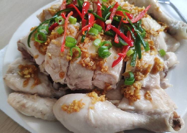 Resep Chinese Steamed Chicken Yang Lezat