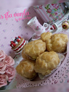 Foto resep Soes fla vanila