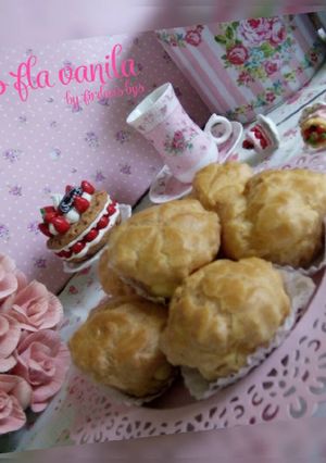 Foto resep Soes fla vanila