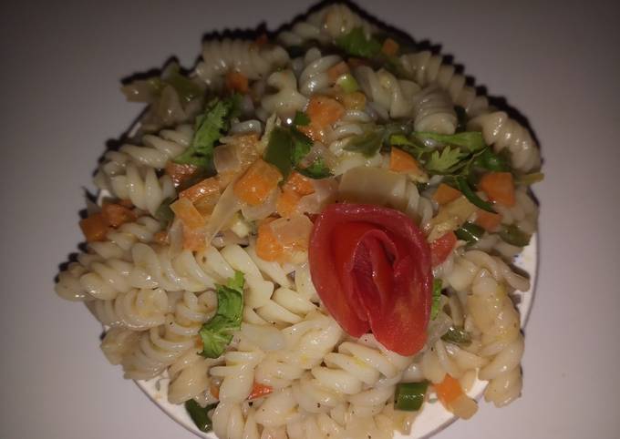 Yummy mayonnaise pasta