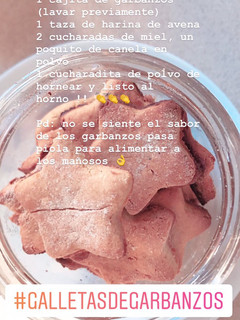 Una foto de Galletas de Garbanzos
