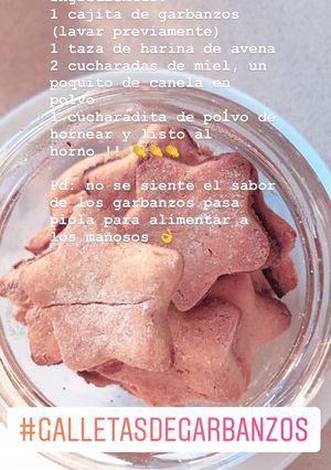 Una foto de Galletas de Garbanzos