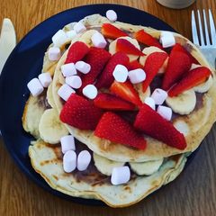 Sugar free pancakes A picture of Sugar free pancakes.