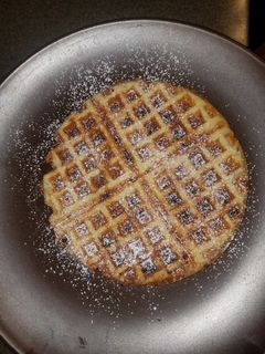 Csokidarabos gofri recept fotója