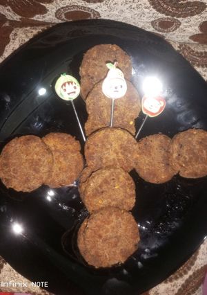A picture of Beef shami kabab.