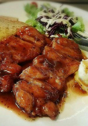 รูปของ สเต๊กไก่เทริยากิจานด่วน