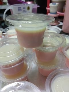 Foto resep Silky puding with vla vanila
