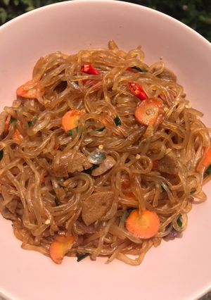 Foto resep Mie Goreng Shirataki Pedassss