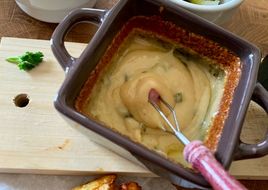 ☆Fondue au Fromage, Gratinée au Four☆