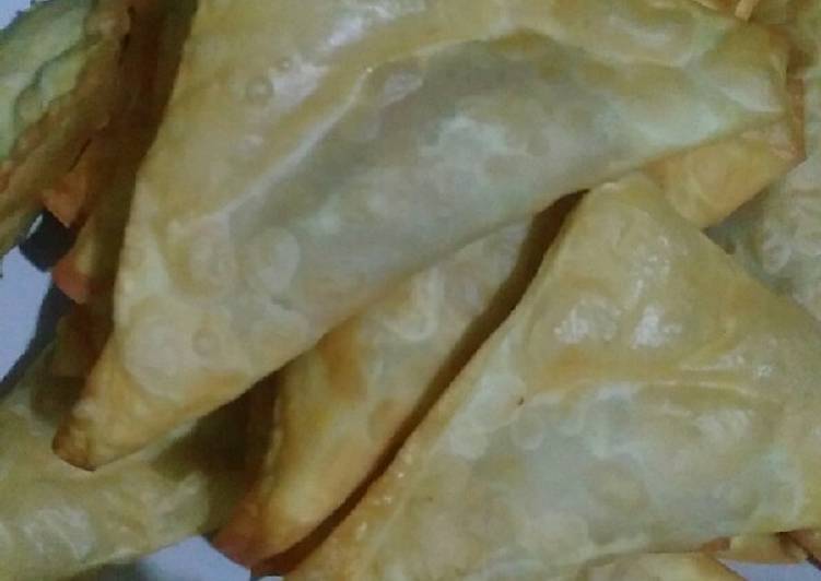 Resep Samosa kornet worken, Enak