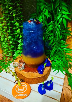Foto resep Es Belimbing Wuluh Bunga Telang