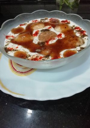 A picture of Paniyaram Raita.
