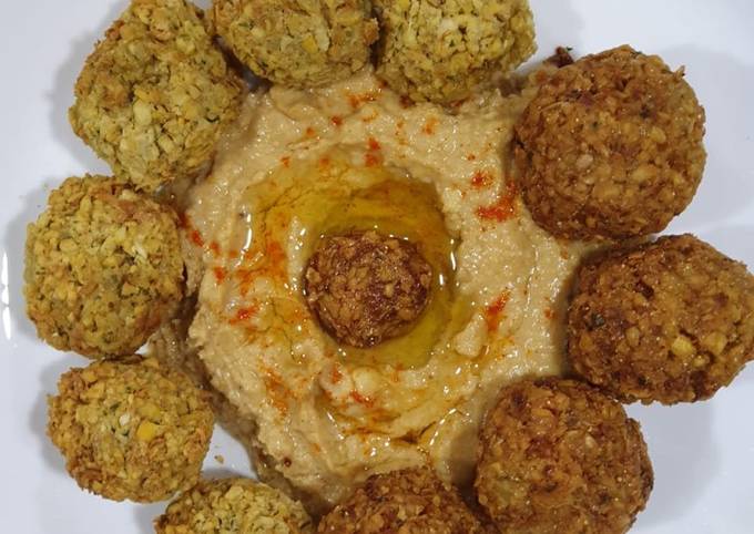 Recipe of Homemade Falafel and Hummus