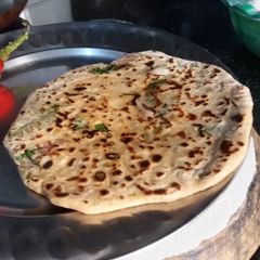 A picture of Palak paratha.