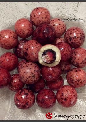 Φωτογραφία της συνταγής Frozen Yogurt & White Chocolate Blueberries