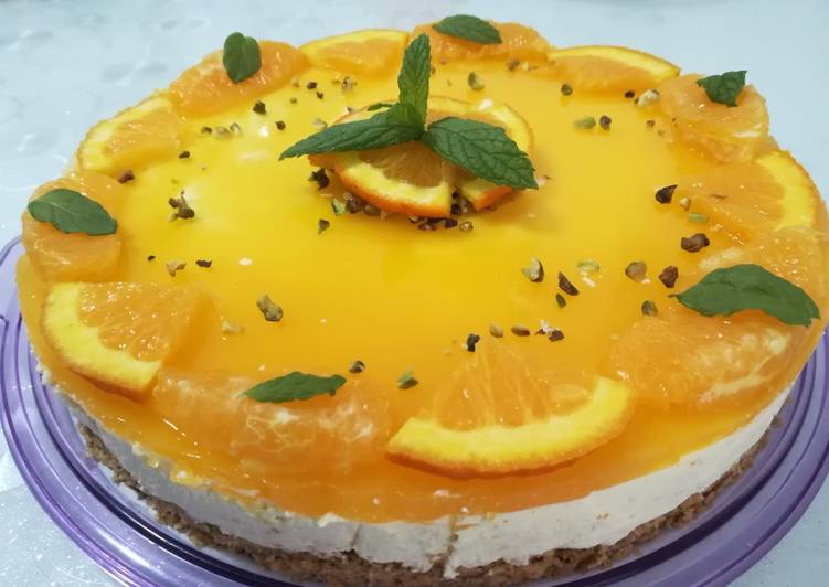 Cheesecake all'arancia