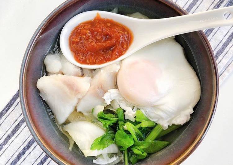 Sup ikan telur sehat sederhana