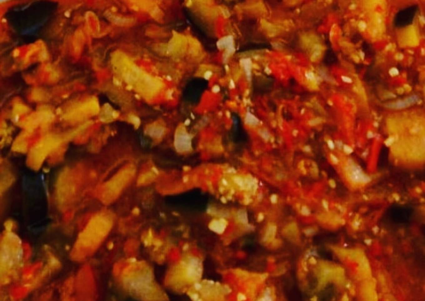 Spicy Eggplant (Terong Balado) *Vegan