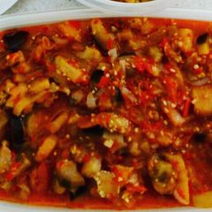 Spicy Eggplant (Terong Balado) *Vegan A picture of Spicy Eggplant (Terong Balado) *Vegan.