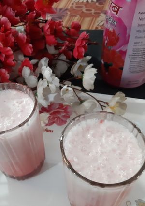 A picture of Rose Lassi.