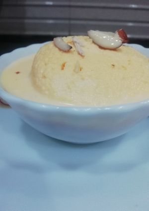 A picture of Rasmalai.