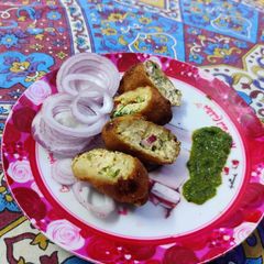 A picture of Dahi kebab.