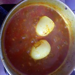 Egg curry A picture of Egg curry.