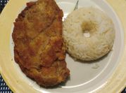 Una foto de escalopes de jamón y queso