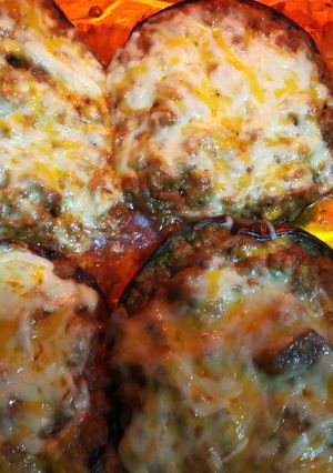 Una foto de Berenjenas rellenas