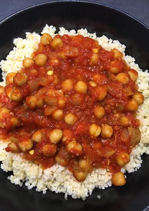 Une photo de Pois chiches épicés