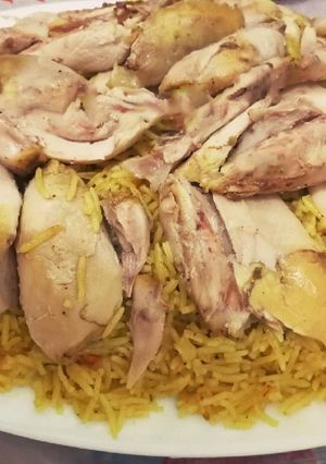 صورة لوصفة رز بالكاري