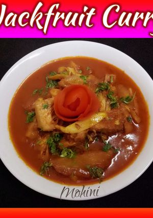 A picture of Jackfruit curry(kathal).
