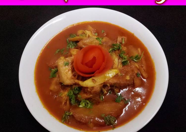 Recipe: Yummy Jackfruit curry(kathal)