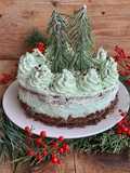 Torta di compleanno cioccolato e menta