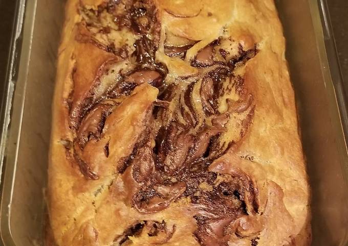 Nutella Banana Bread