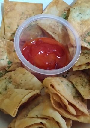 Foto resep Pangsit goreng isi crab ala WieNoe's