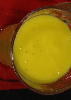 A picture of Mango milkshake.