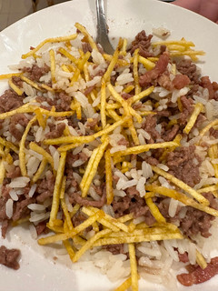 Foto de Carne picada com arroz