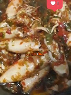 Foto resep Cumi asin balado