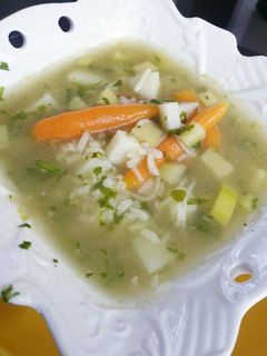 صورة لوصفة شوربة الخضار