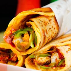 A picture of Beloved Egg Chicken (Kathi) Roll.