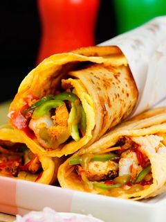 A picture of Beloved Egg Chicken (Kathi) Roll.