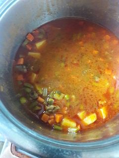 صورة لوصفة يخنة بازيلا ورز