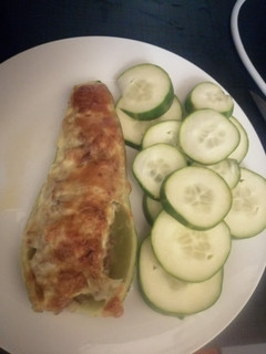 Una foto de Zapallo italiano relleno al horno