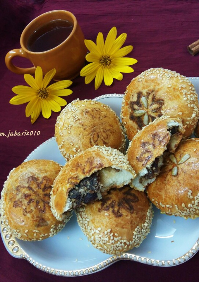 عکسی از دستور نان خرمایی