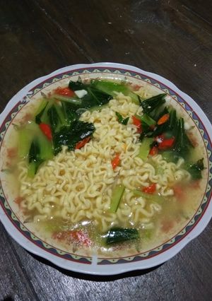 Foto resep Mie Kuah Simple