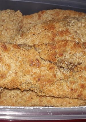Una foto de Milanesas de berenjena