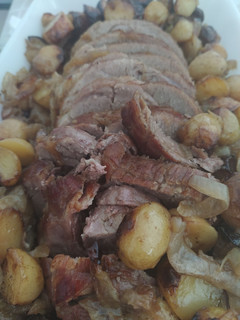 Una foto de Pierna de cordero al estilo de la tía Paqui (comida de Navidad)